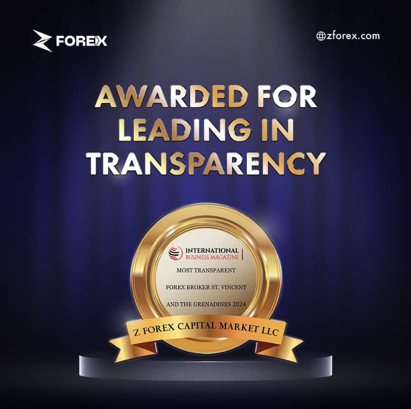 Z Forex Capital Market LLC Recognized as "Most Transparent Forex Broker in St. Vincent and the Grenadines 2024" by International Business Magazine